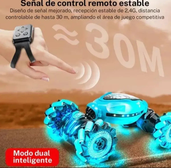 Auto Stunt Rc Doble Control para Niños