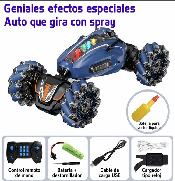 Auto acrobatico doble control niños