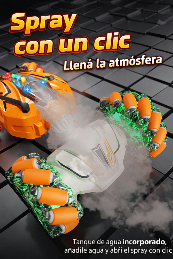 Auto acrobatico doble control niños