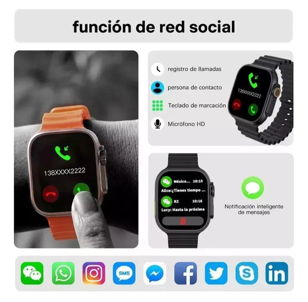 Smartwatch I20 Ultra 3 Max 10 en 1