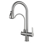Monocomando 3 en 1 Apto para purificador Cobre