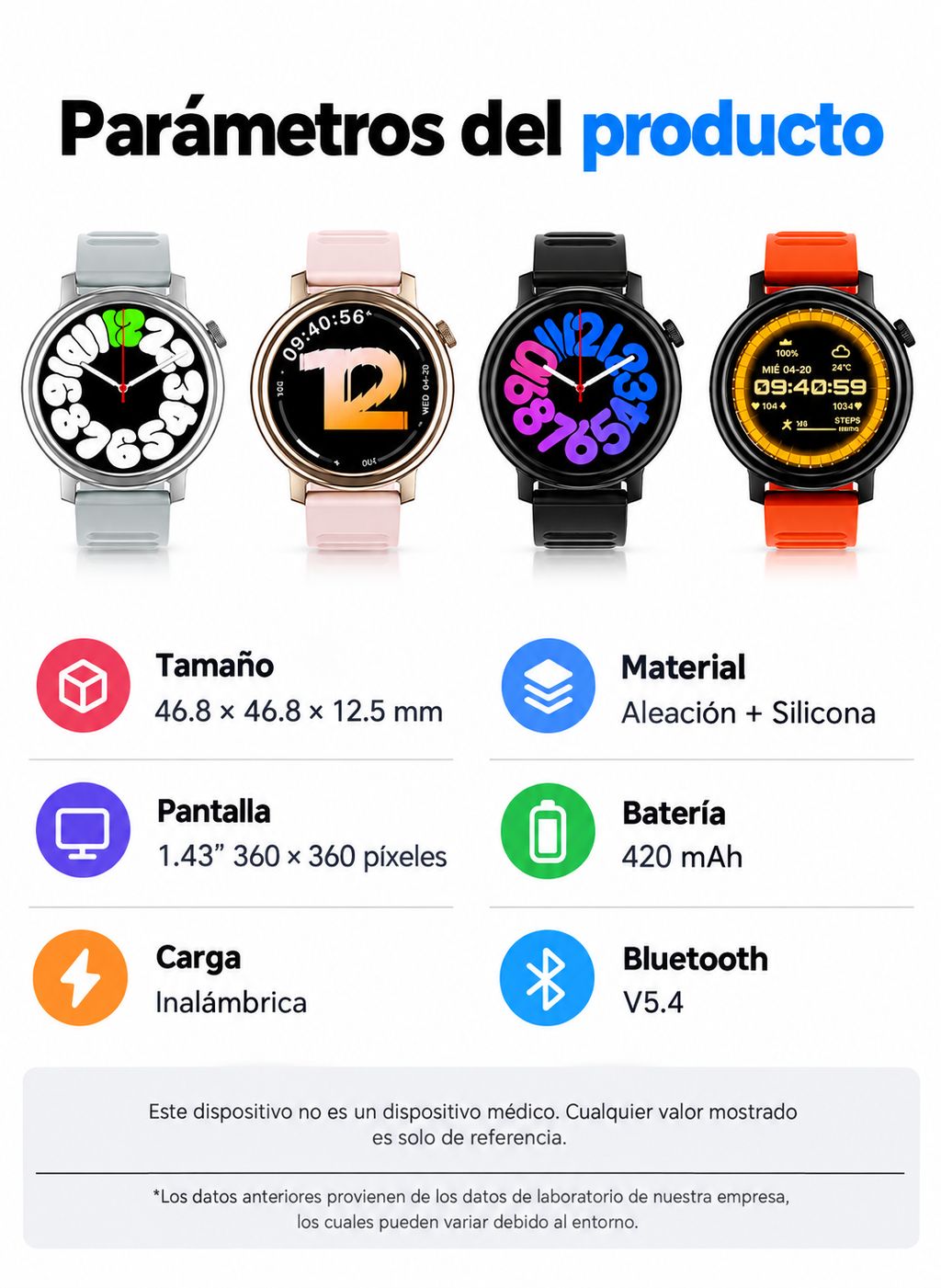 Smartwatch Ma35 Responde mensajes de wpp