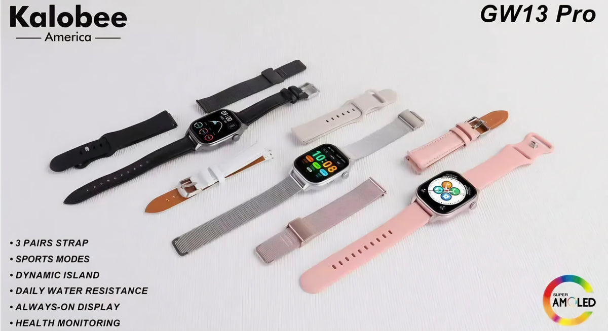 Smartwatch Gw13 Pro 3 Correas