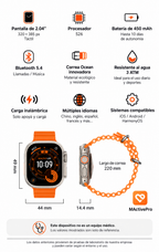Smartwatch Ultra5X Responde wpp