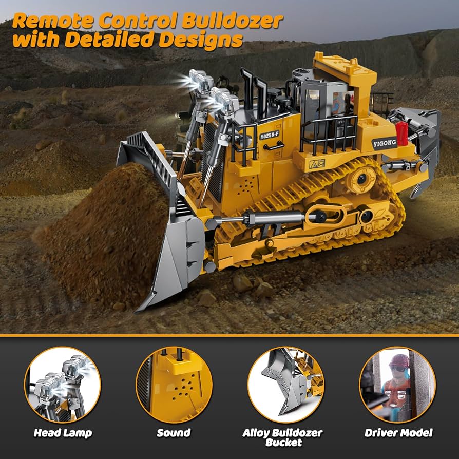 Bulldozer control remoto
