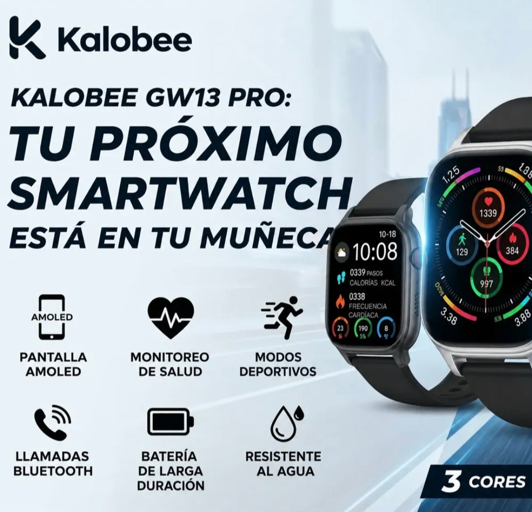 Smartwatch Gw13 Pro 3 Correas