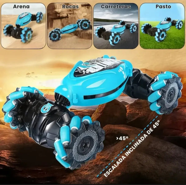 Auto Stunt Rc Doble Control para Niños