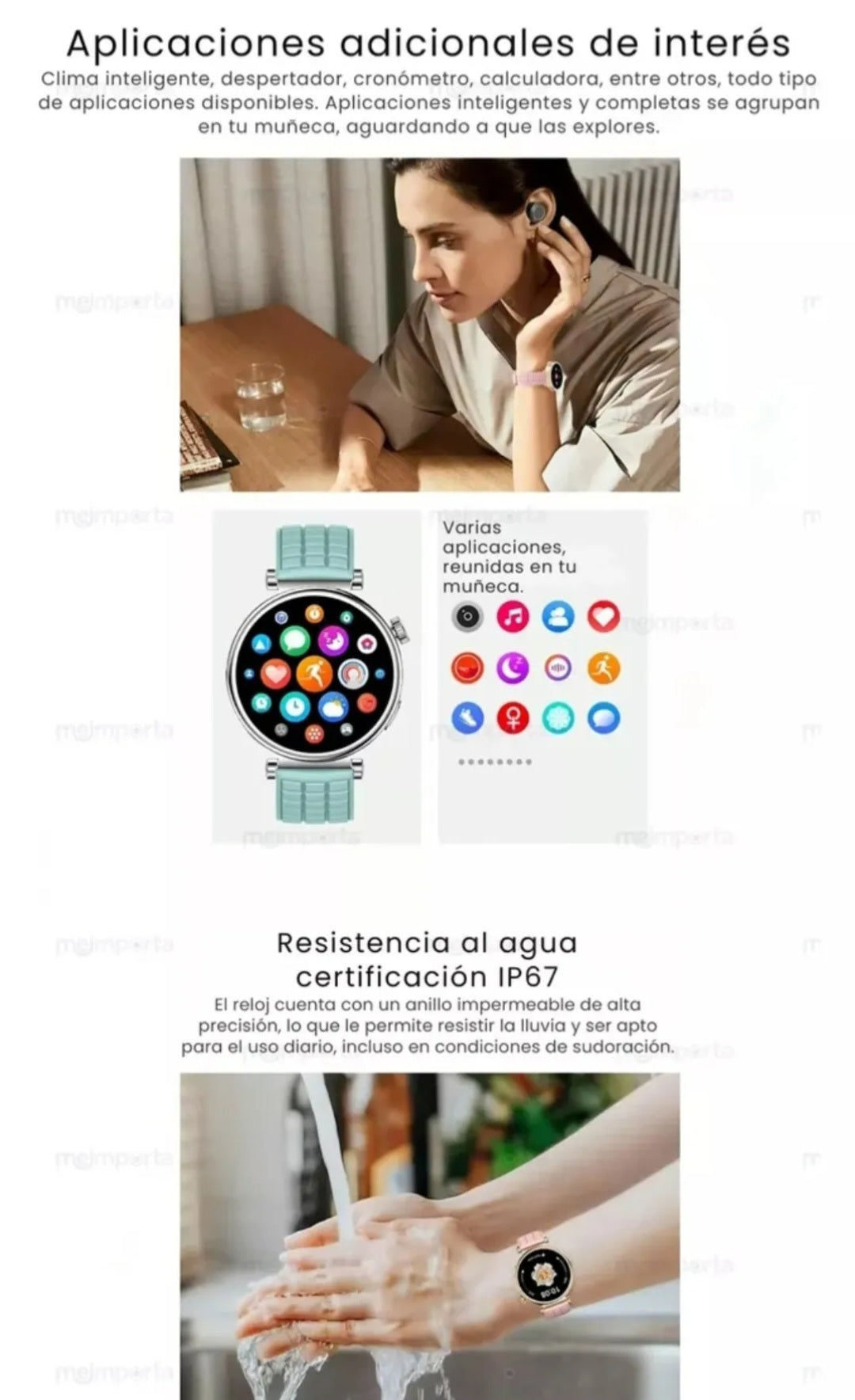 Smartwatch De Titanio z01mini