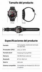 Smartwatch Hombre Deportivo Responde wpp