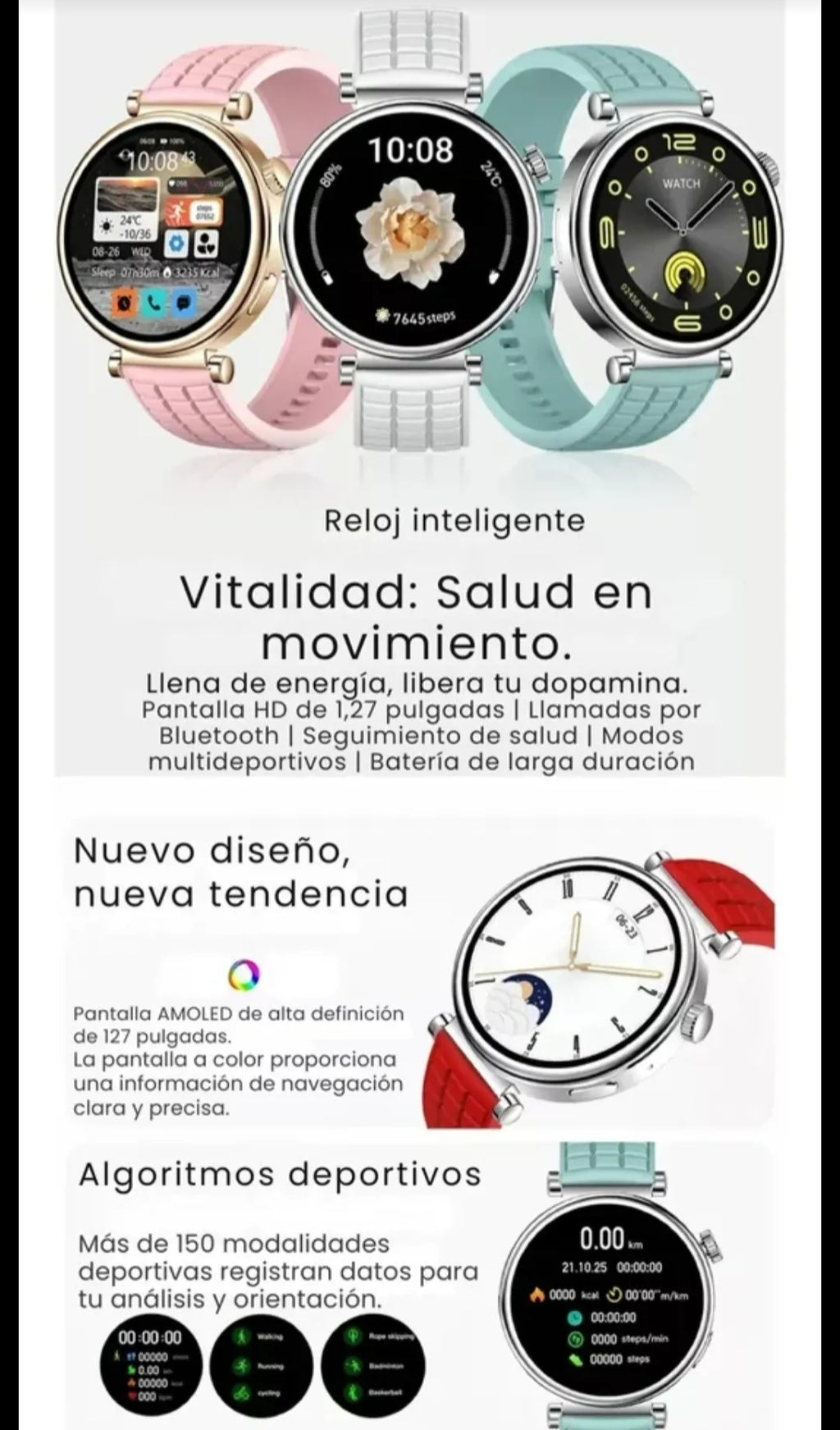 Smartwatch De Titanio z01mini