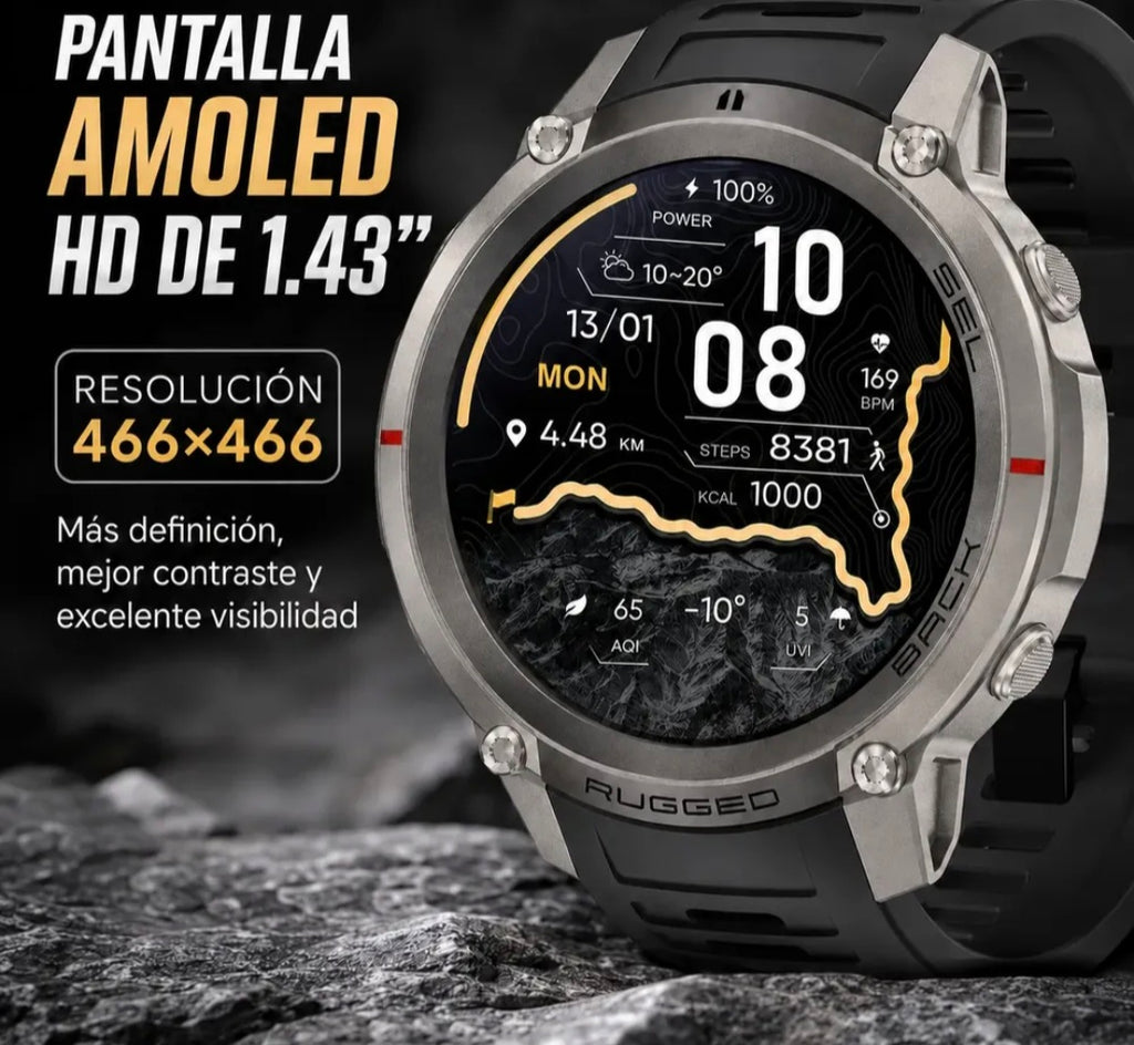 Smartwatch Dm59 Sumergible 5atm