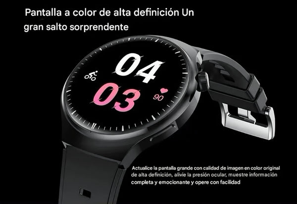Reloj Smartwatch Inteligente Hombre 8 En 1 Watch 4 Pro
