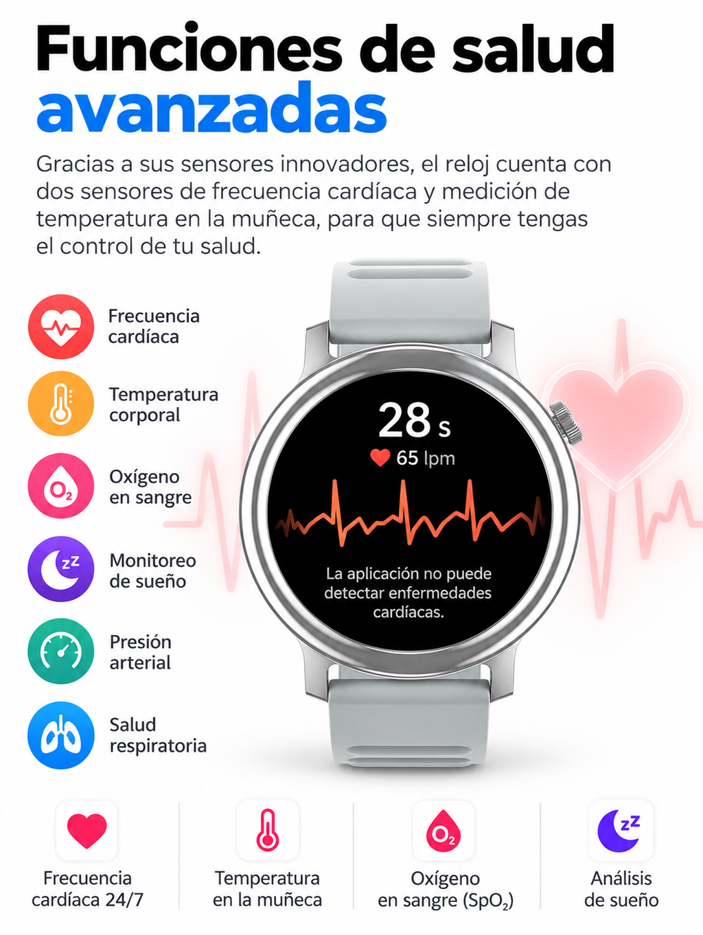 Smartwatch Ma35 Responde mensajes de wpp