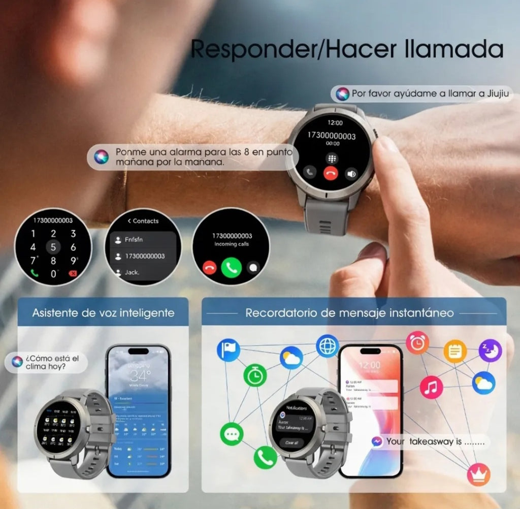 Smartwatch Gps Sumergible 5atm