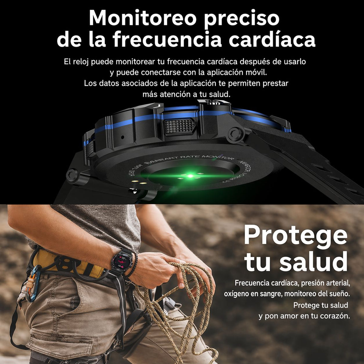 Smartwatch Deportivo con linterna