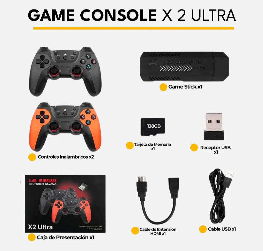 Consola Game Stick X2 Ultra 2025