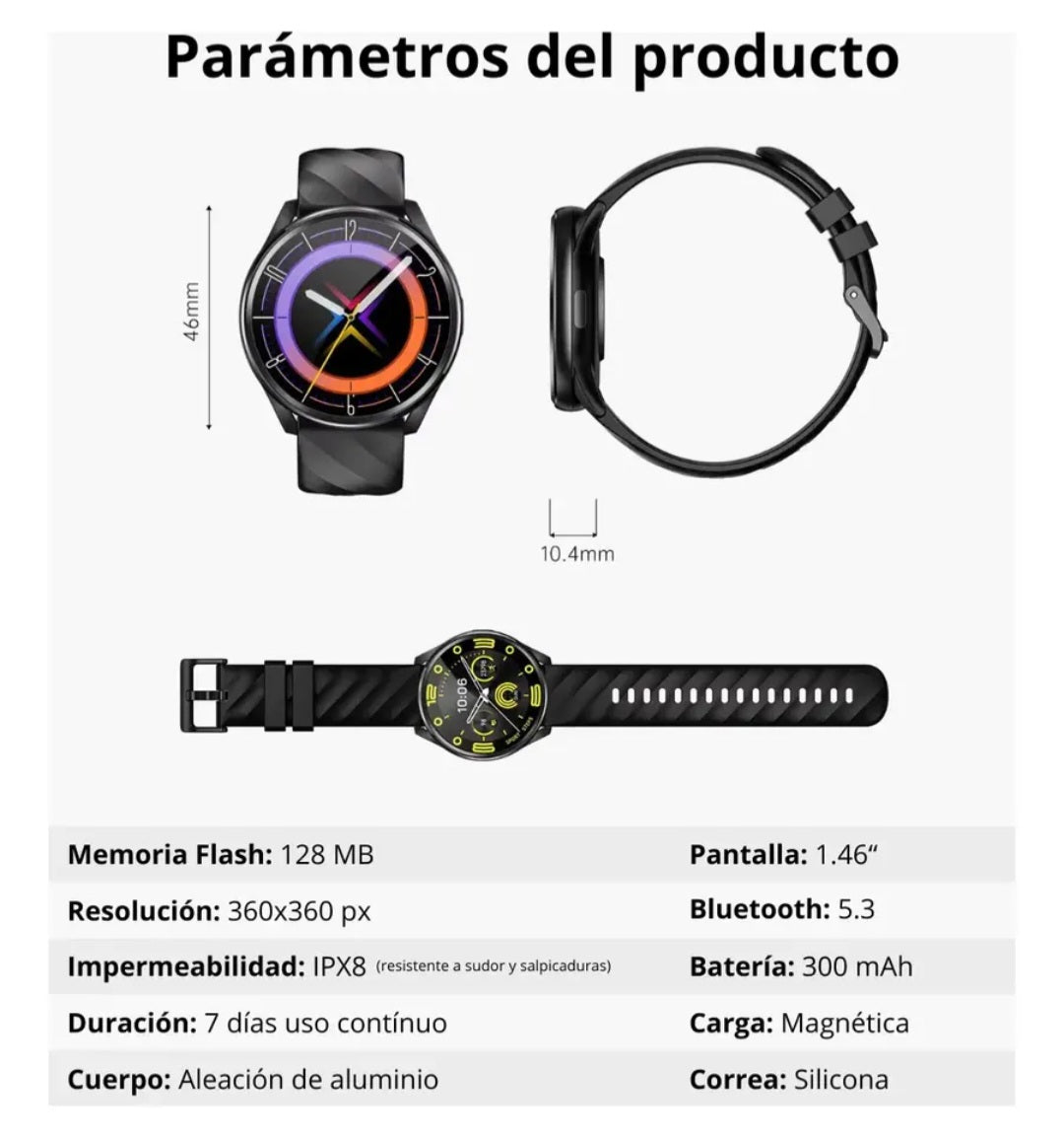 Reloj Smartwatch Inteligente Dama Premium
