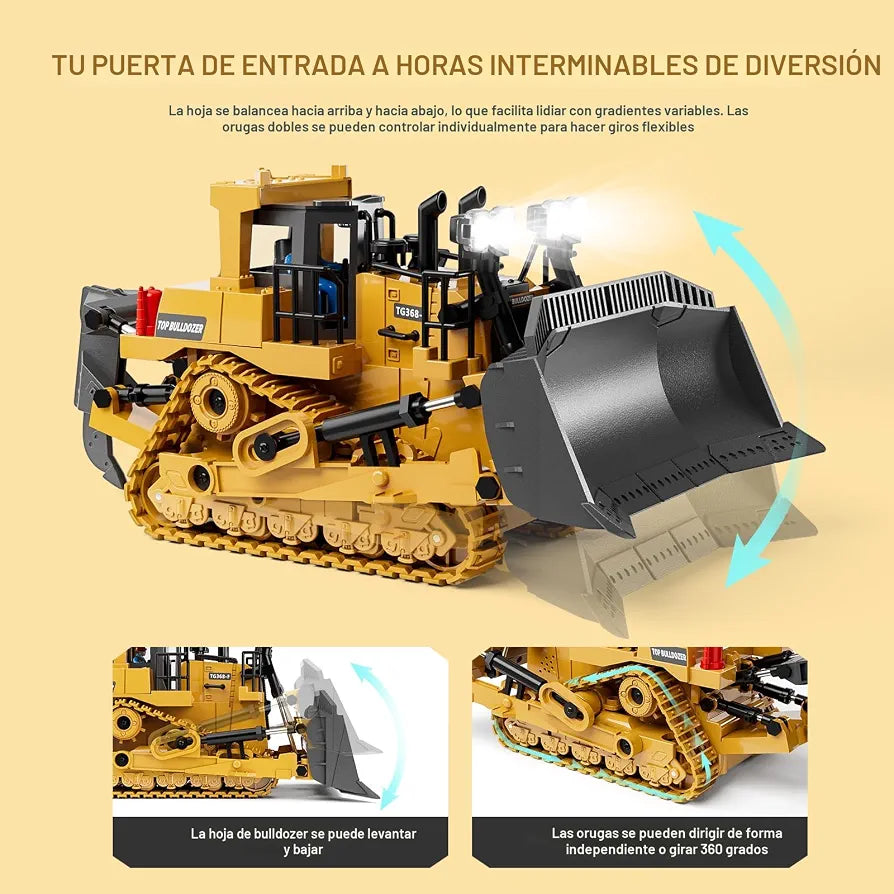 Bulldozer control remoto