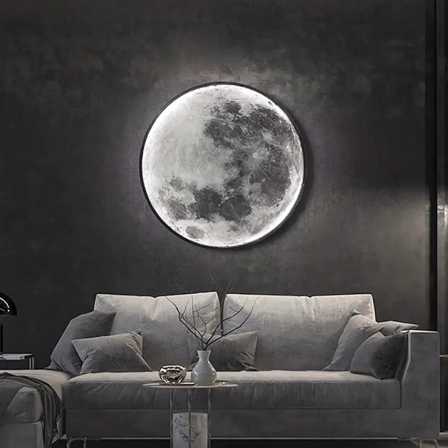 Lampara luz led decorativa luna tierra