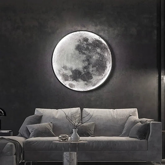 Lampara luz led decorativa luna tierra