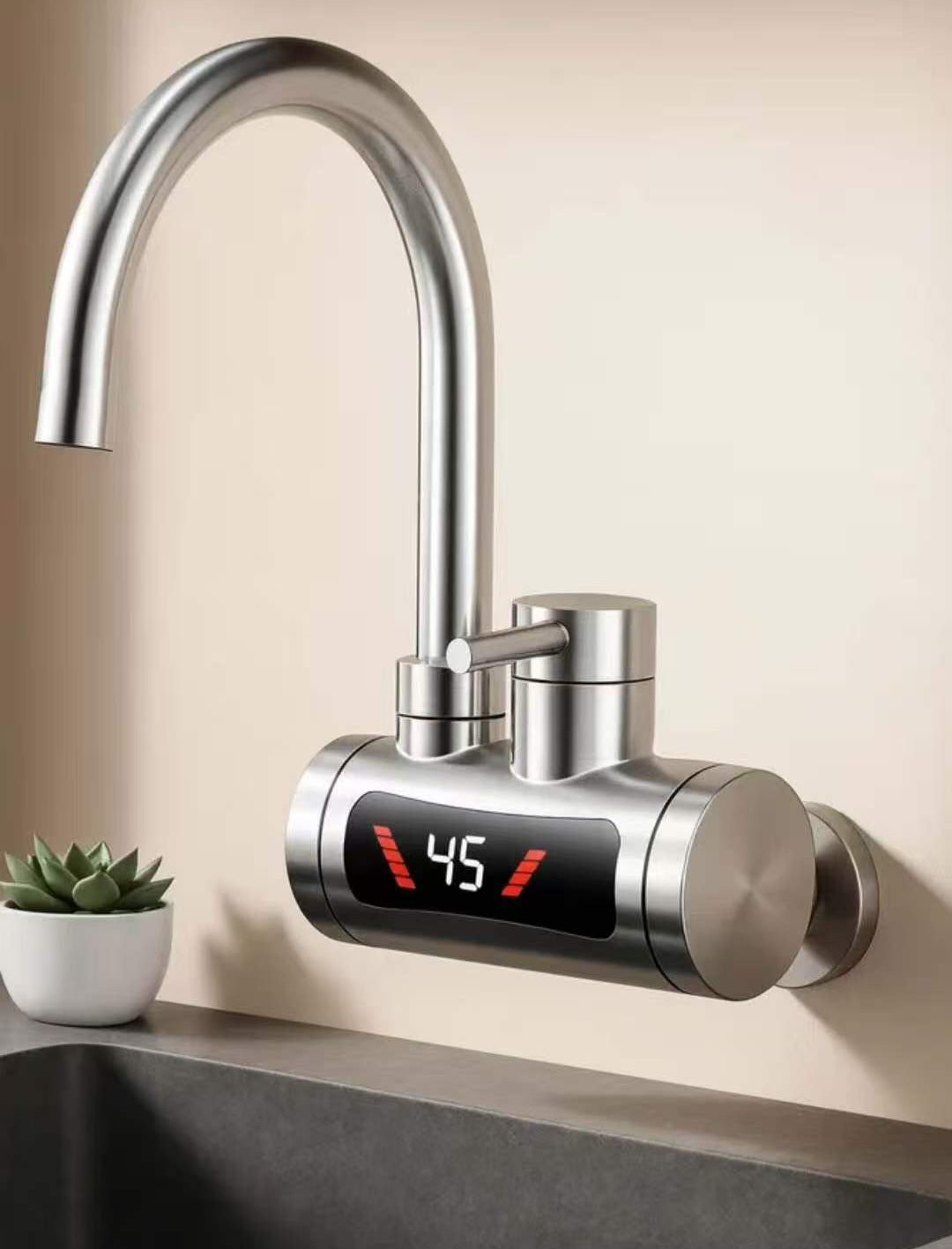 Canilla Calentador De Agua instantaneo para pared