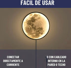 Lampara luz led decorativa luna tierra