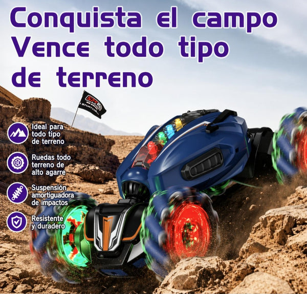 Auto acrobatico doble control niños