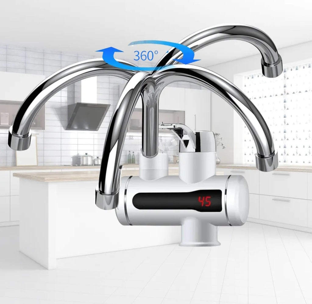 Calentador De Agua Instantáneo Eléctrico Grifo Pared Canilla