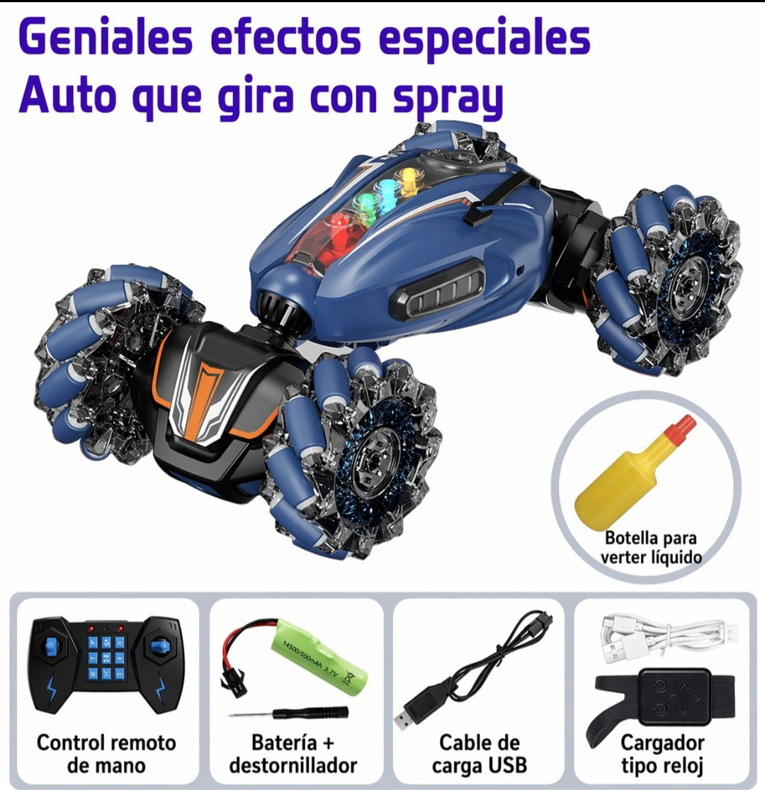 Auto acrobatico doble control niños