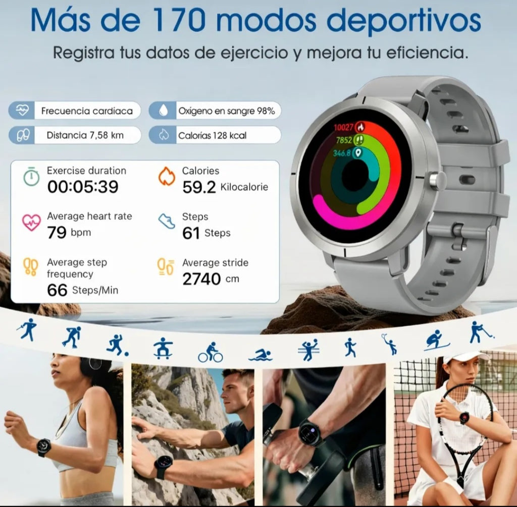 Smartwatch Gps Sumergible 5atm