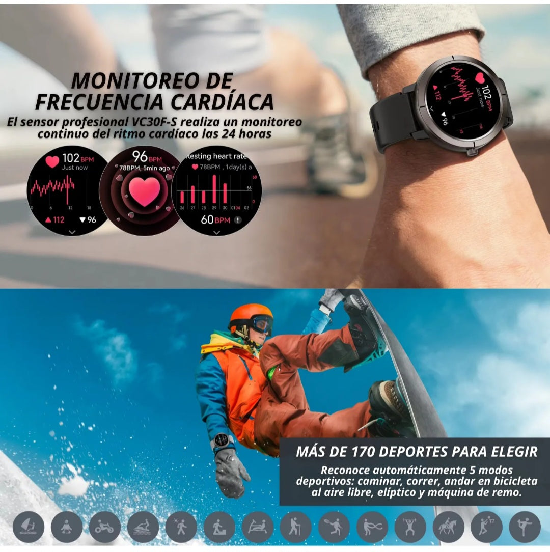 Smartwatch Gps Sumergible 5atm