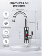 Canilla Con Calentador De Agua Instantáneo Electrico Rapido