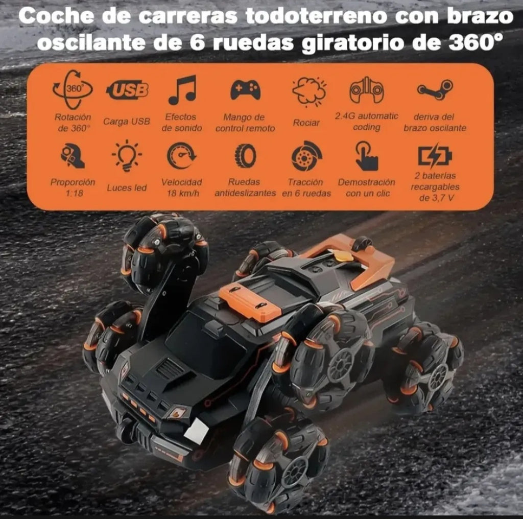 Auto Todo Terreno Control Remoto Acrobacias