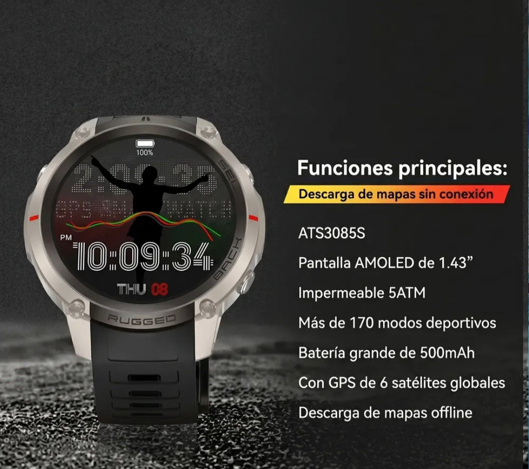Smartwatch Dm59 Sumergible 5atm