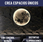 Lampara luz led decorativa luna tierra