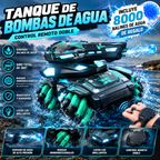 Tanque a control remoto dispara balines de agua