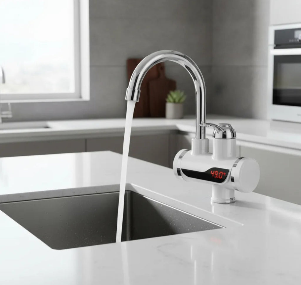 Calentador De Agua Instantáneo Eléctrico Grifo Pared Canilla