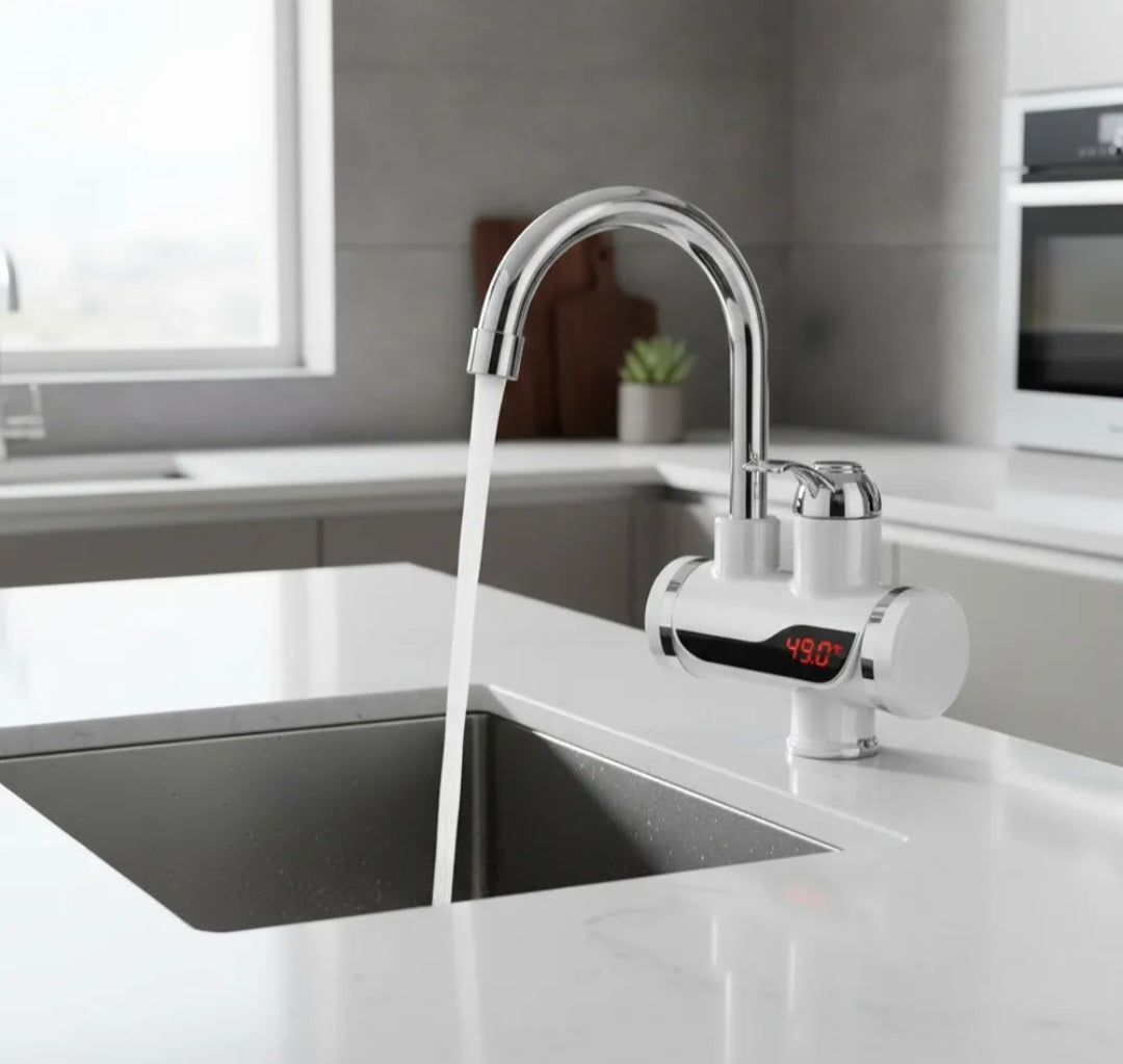 Calentador De Agua Instantáneo Eléctrico Grifo Pared Canilla