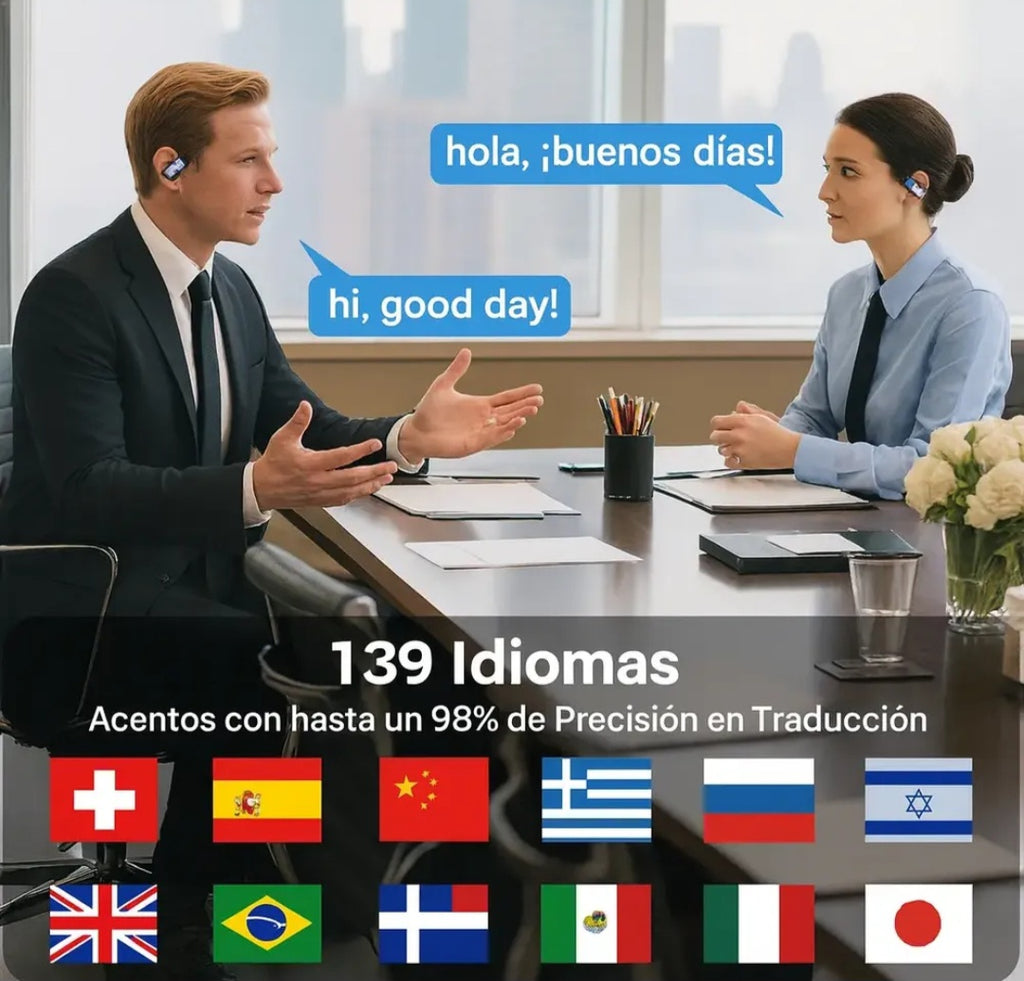 Auriculares Traductor en tiempo real