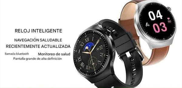 Reloj Smartwatch Inteligente Hombre 8 En 1 Watch 4 Pro