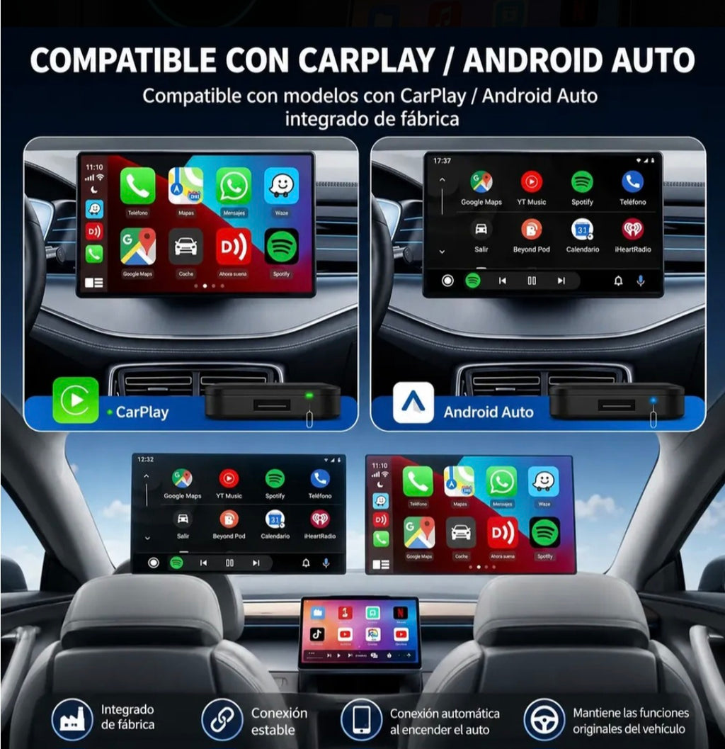 Carlinkit Adaptador Inalambrico 32gb