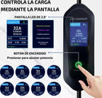 Cargador Auto Electrico 32a Tipo 2 Portatil Schuko 5m