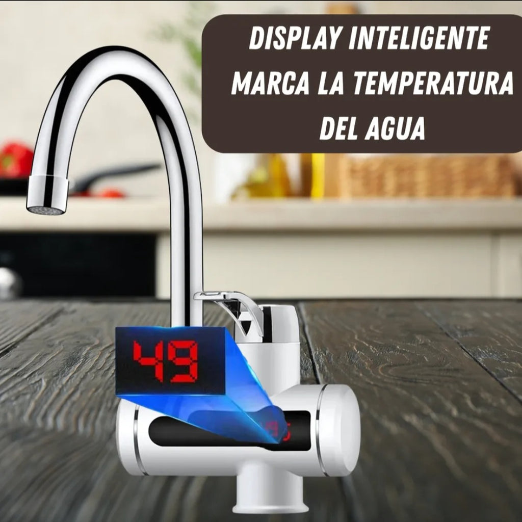 Calentador De Agua Instantáneo Eléctrico Grifo Pared Canilla