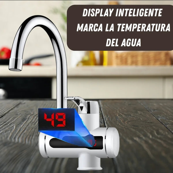 Calentador De Agua Instantáneo Eléctrico Grifo Pared Canilla