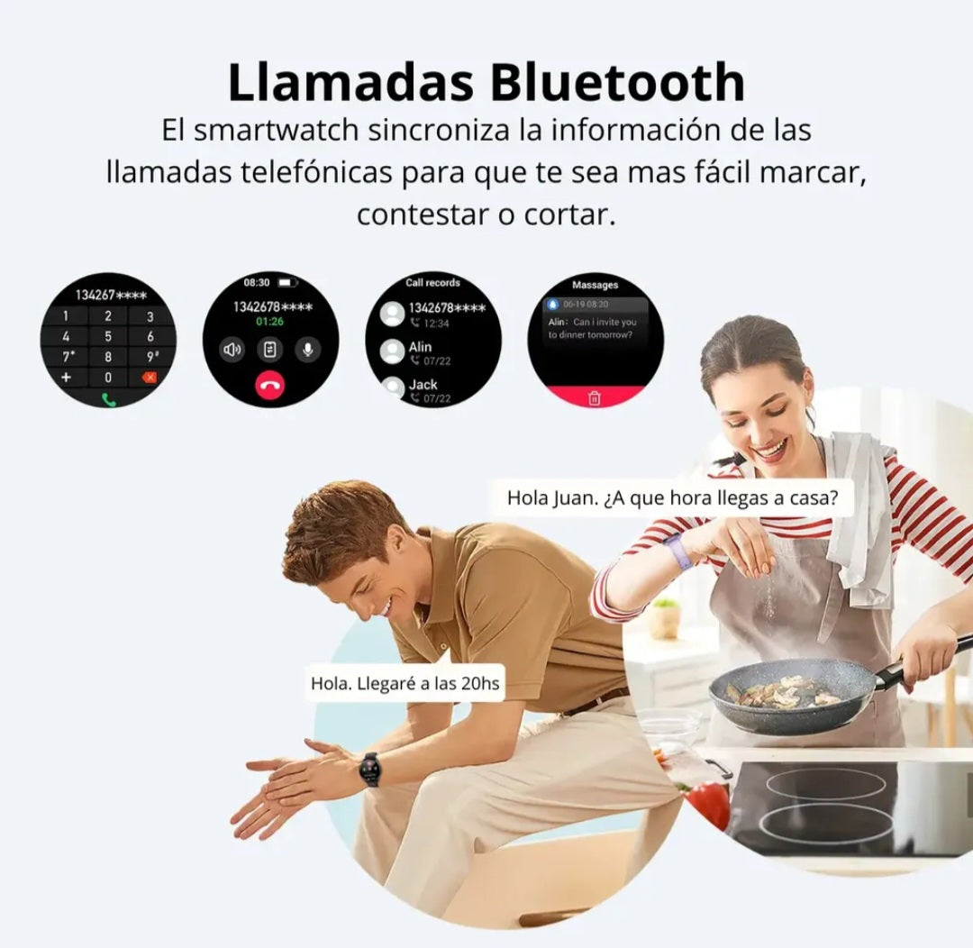 Reloj Smartwatch Inteligente Dama Premium