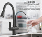 Monocomando 3 en 1 Apto para purificador Cobre