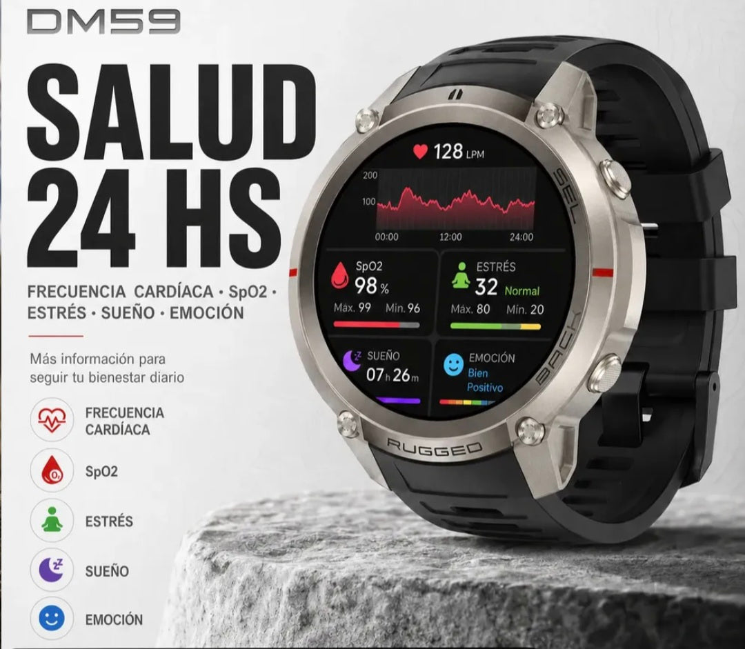 Smartwatch Dm59 Sumergible 5atm