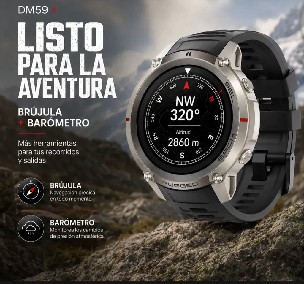 Smartwatch Dm59 Sumergible 5atm