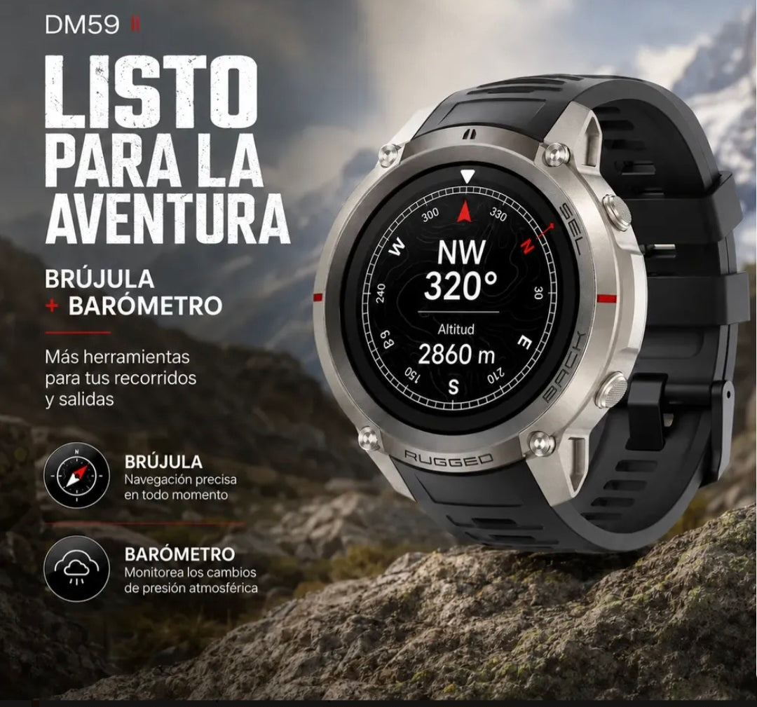 Smartwatch Dm59 Sumergible 5atm
