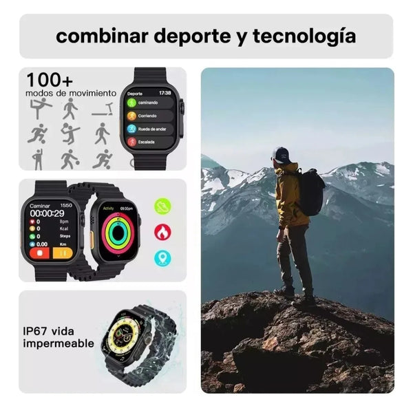 Smartwatch I20 Ultra 3 Max 10 en 1